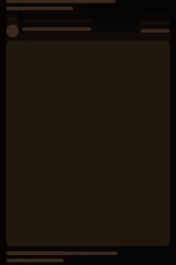 Illustration of a social feed of blank, faceless placeholder posts